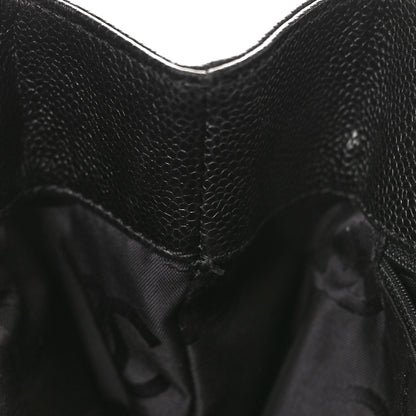 Chanel Caviar CC Timeless Shoulder Bag Black 12 of 13