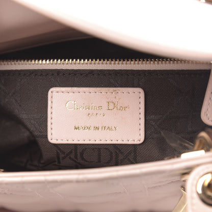 Christian Dior Lambskin Cannage Small Lucky Badges My Lady Dior Pink 6 of 19