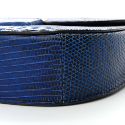 Celine Lizard Small Trotteur Blue 9 of 12