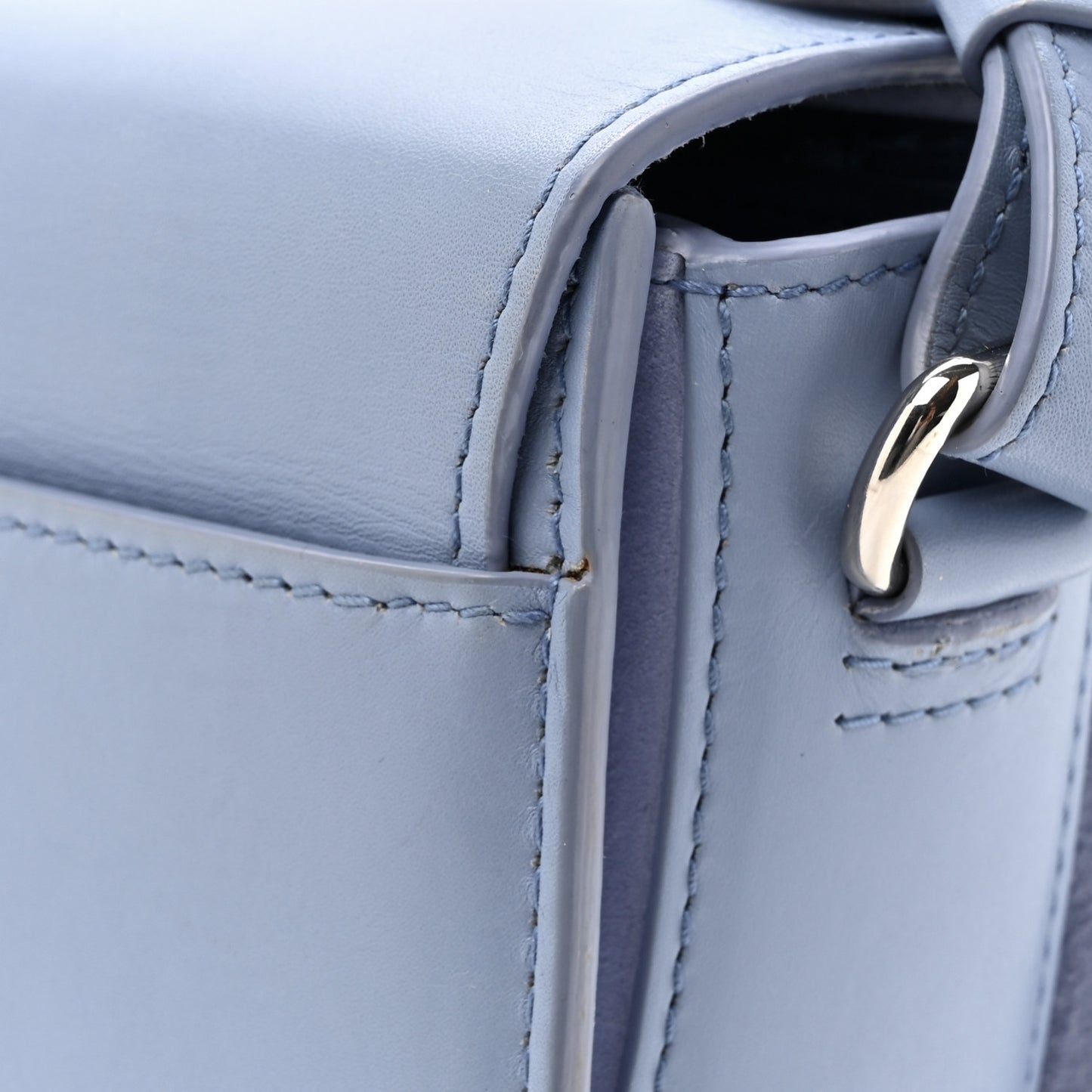 Calfskin Artemis Shoulder Bag Blue