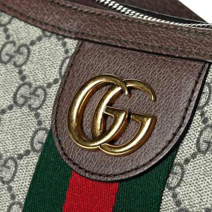 Gucci GG Supreme Monogram Web Small Ophidia Half Moon Hobo Brown 6 of 6