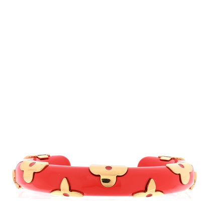 Louis Vuitton Resin Daily Monogram Bracelet S Red 1 of 6