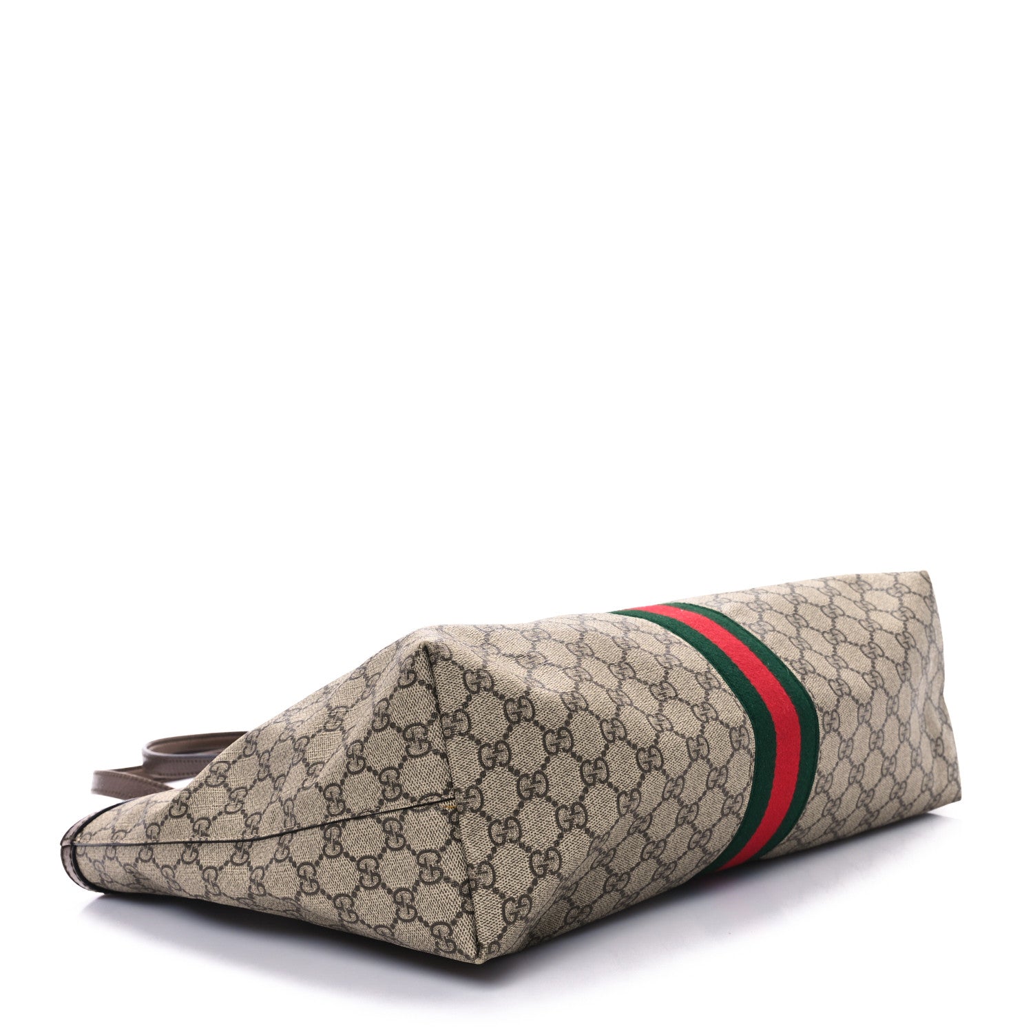 Gucci GG Supreme Monogram Medium Ophidia Shopping Tote Brown 4 of 12