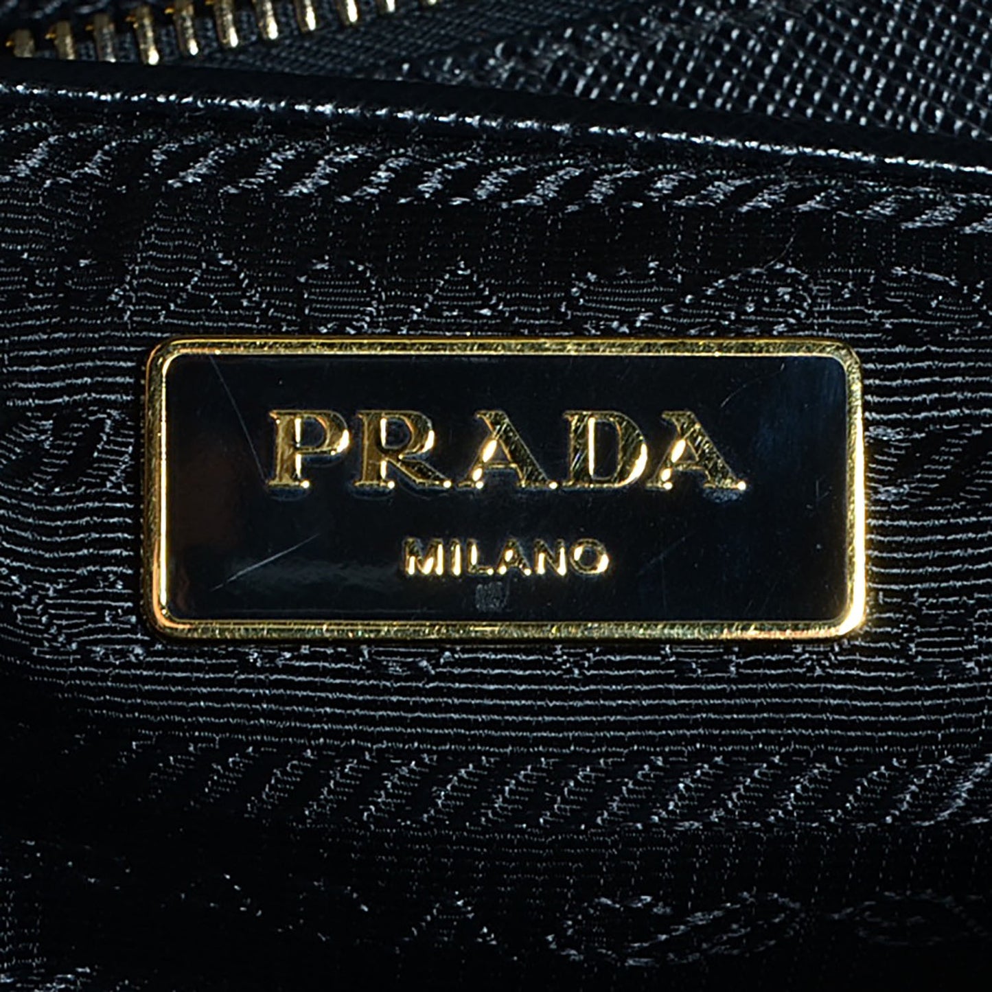 Saffiano Lux Large Double Zip Tote Nero Black