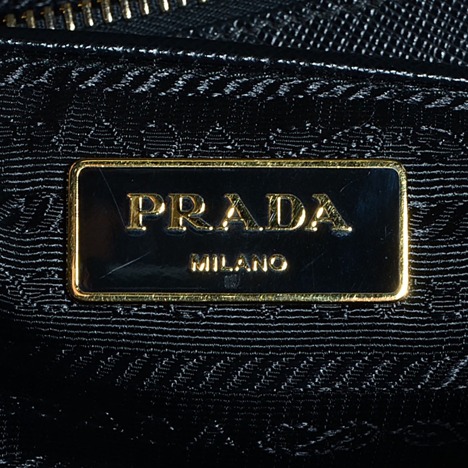 Prada Saffiano Lux Large Double Zip Tote Nero Black 7 of 9