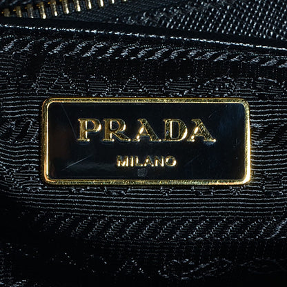 Prada Saffiano Lux Large Double Zip Tote Nero Black 7 of 9