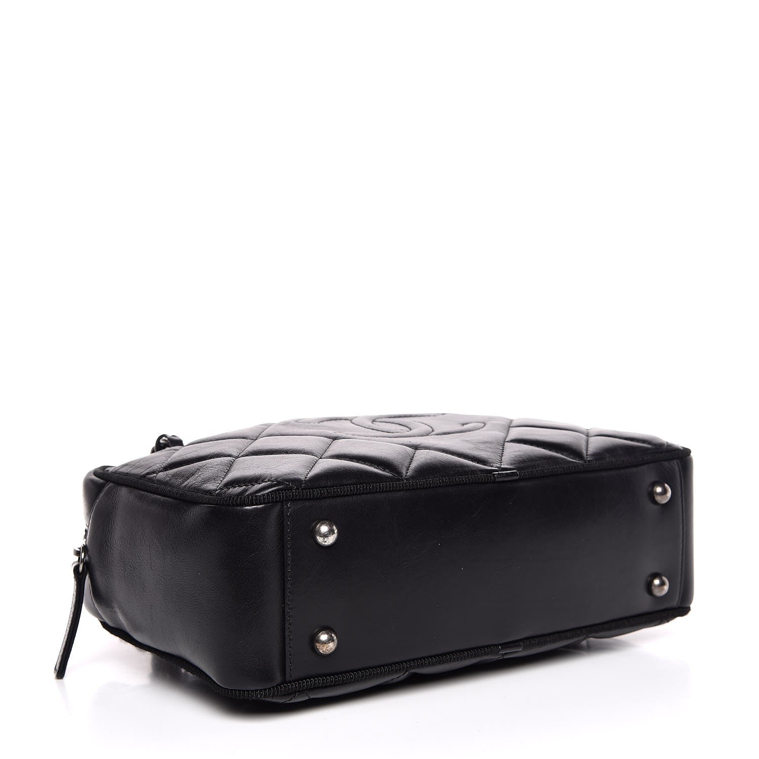 Chanel Calfskin Quilted Small Ballerine Camera Case Black 4 of 8