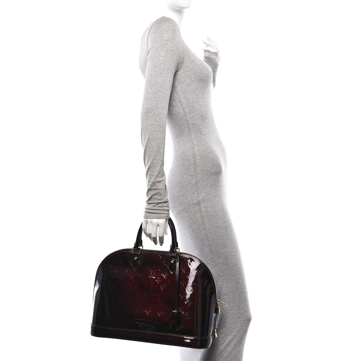 Louis Vuitton Vernis Alma GM Amarante 2 of 12