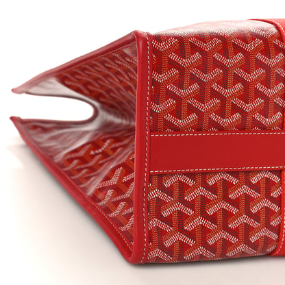 Goyard Goyardine Villette Tote Red 7 of 8