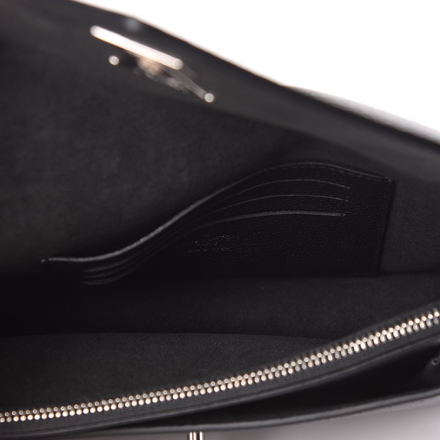 Soft Calfskin My Lockme Chain Pochette Black