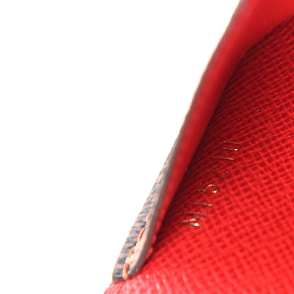 Louis Vuitton Damier Ebene Recto Verso Card Holder Red 7 of 8