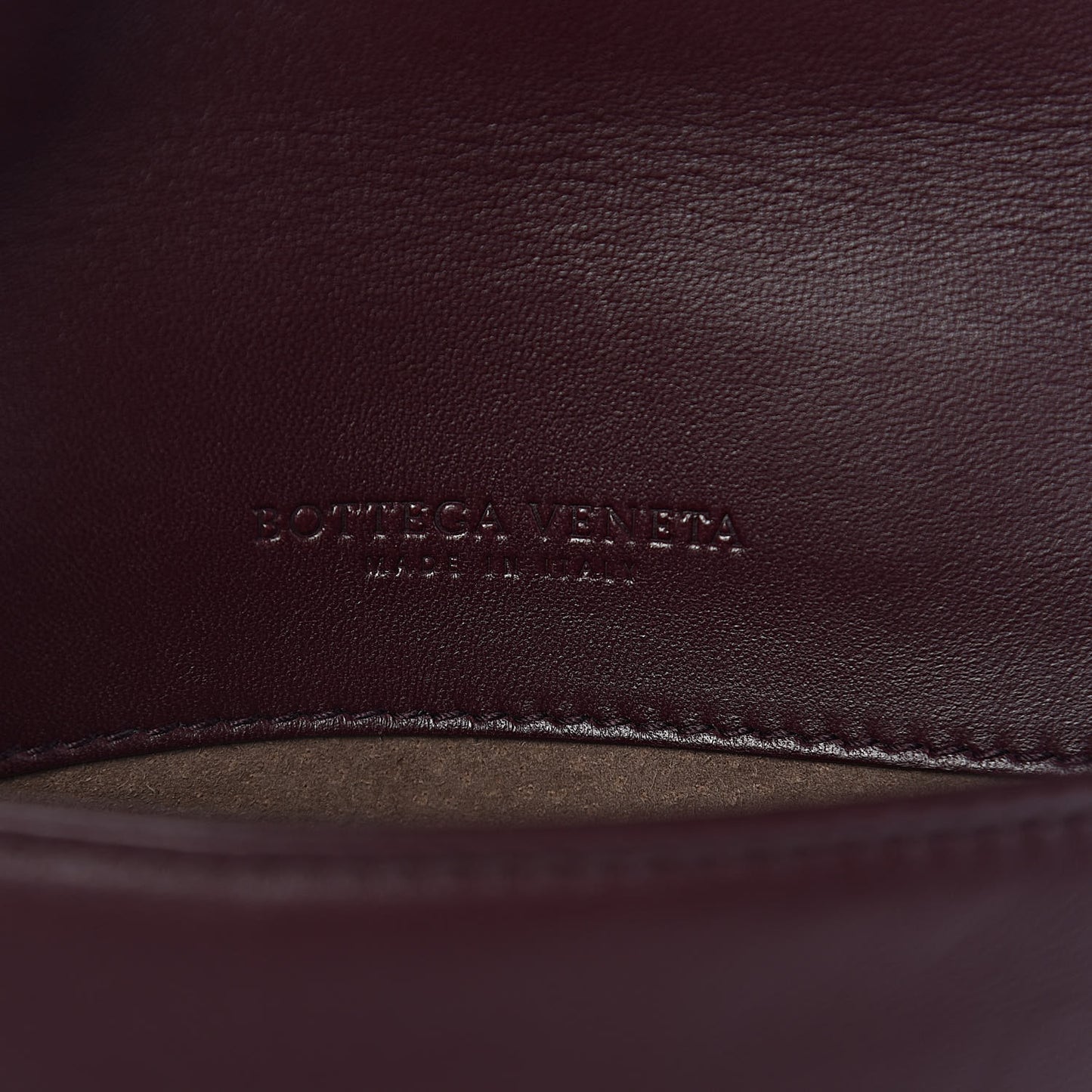Nappa Intrecciato Double Sided Crossbody Bag Aubergine