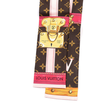 Louis Vuitton Silk Monogram Summer Trunks Bandeau Brown 4 of 4