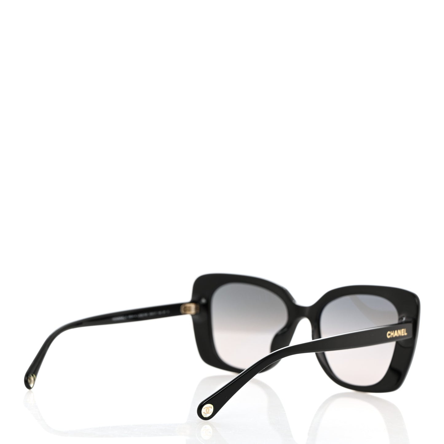Acetate Rectangle Sunglasses 5504A Black