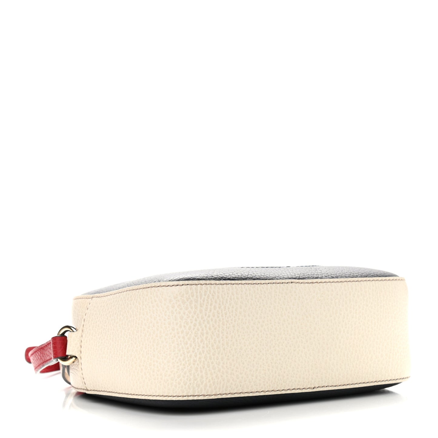 Dollar Calfskin Small Soho Disco Bag Blue Hibiscus Red Mystic White