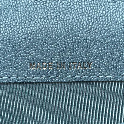 Chanel Caviar Quilted Boy Flap Card Holder Light Blue 6 of 11