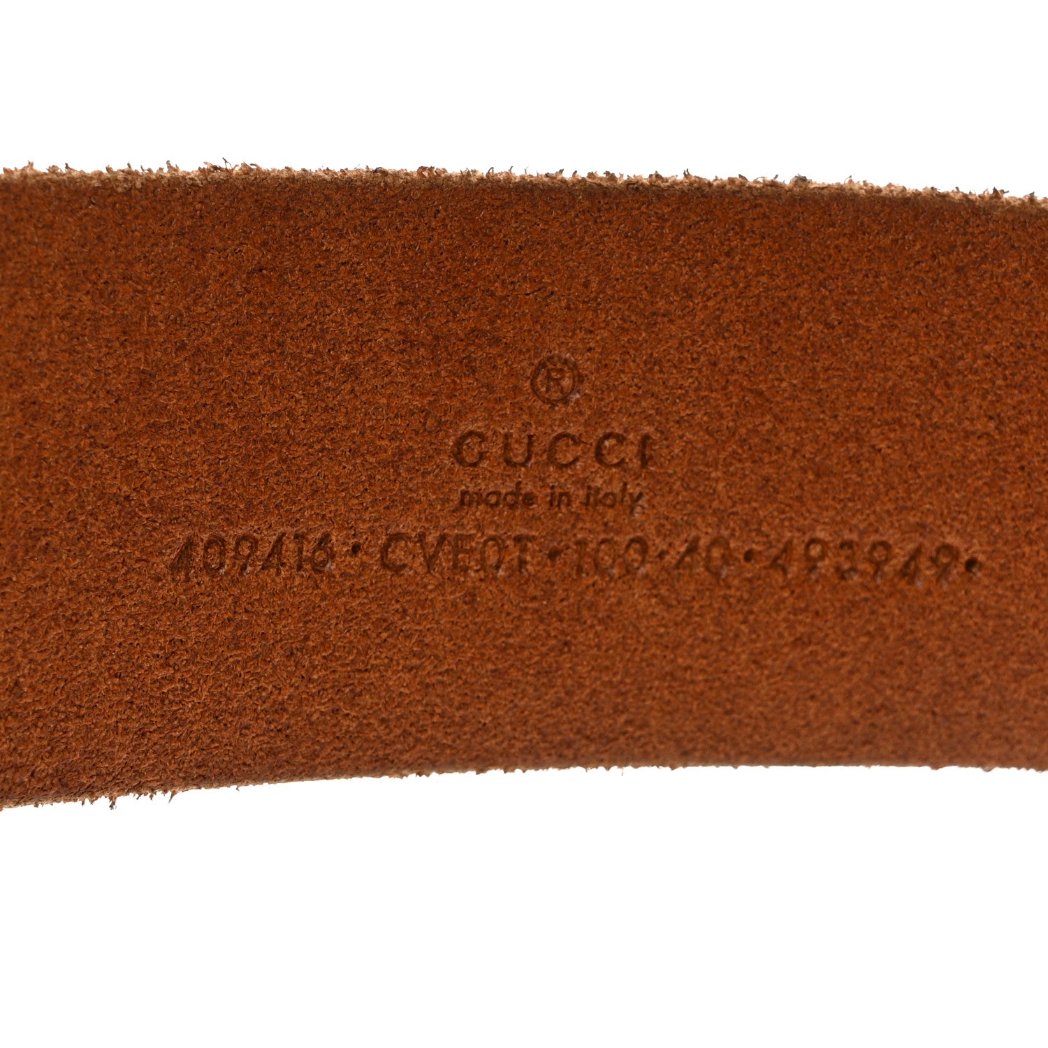 Gucci Faded Calfskin Double G 40mm Belt 100 40 Cuir 3 of 6