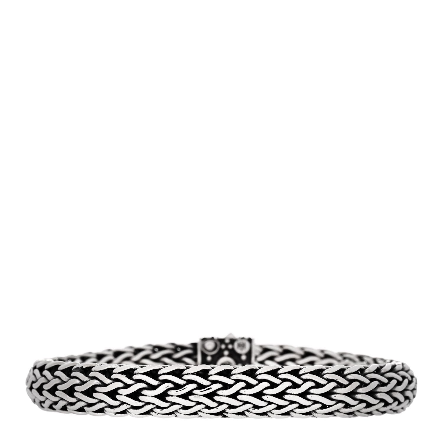 John Hardy Sterling Silver 18K Yellow Gold 10mm Jaisalmer Classic Chain Dot Bracelet 2 of 3