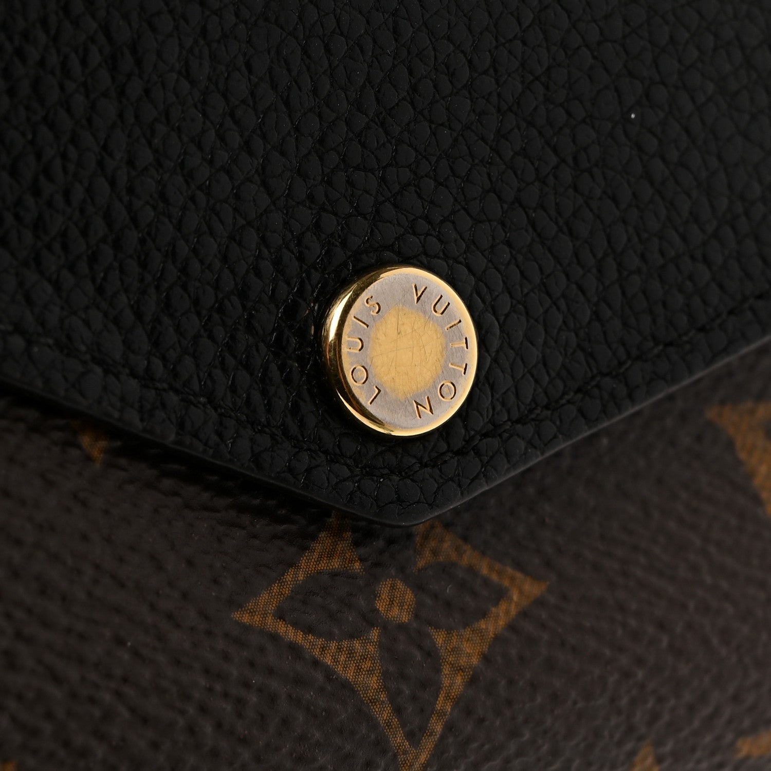 Louis Vuitton Monogram Pallas Compact Wallet Black 9 of 11
