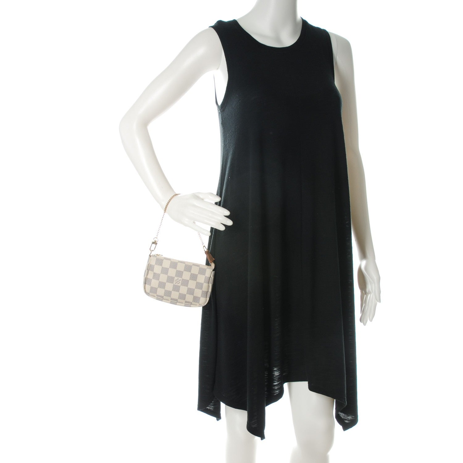Louis Vuitton Damier Azur Mini Pochette Accessories 2 of 7