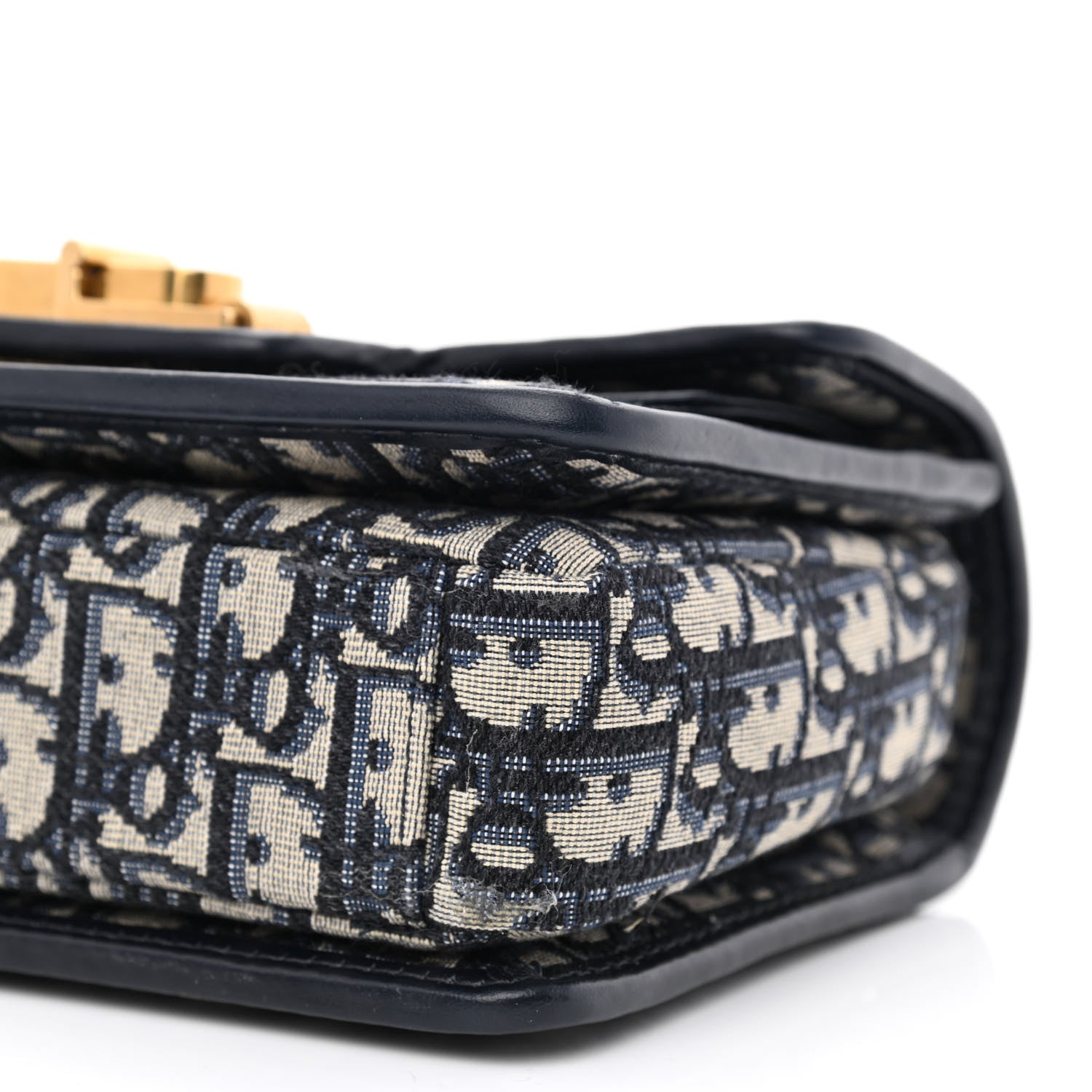 Christian Dior Oblique CD Lock Chain Flap Blue 11 of 11