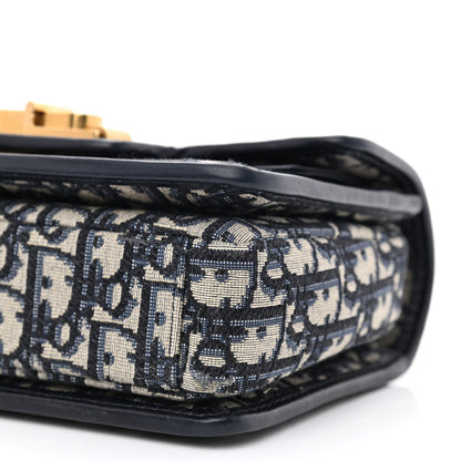 Christian Dior Oblique CD Lock Chain Flap Blue 11 of 11
