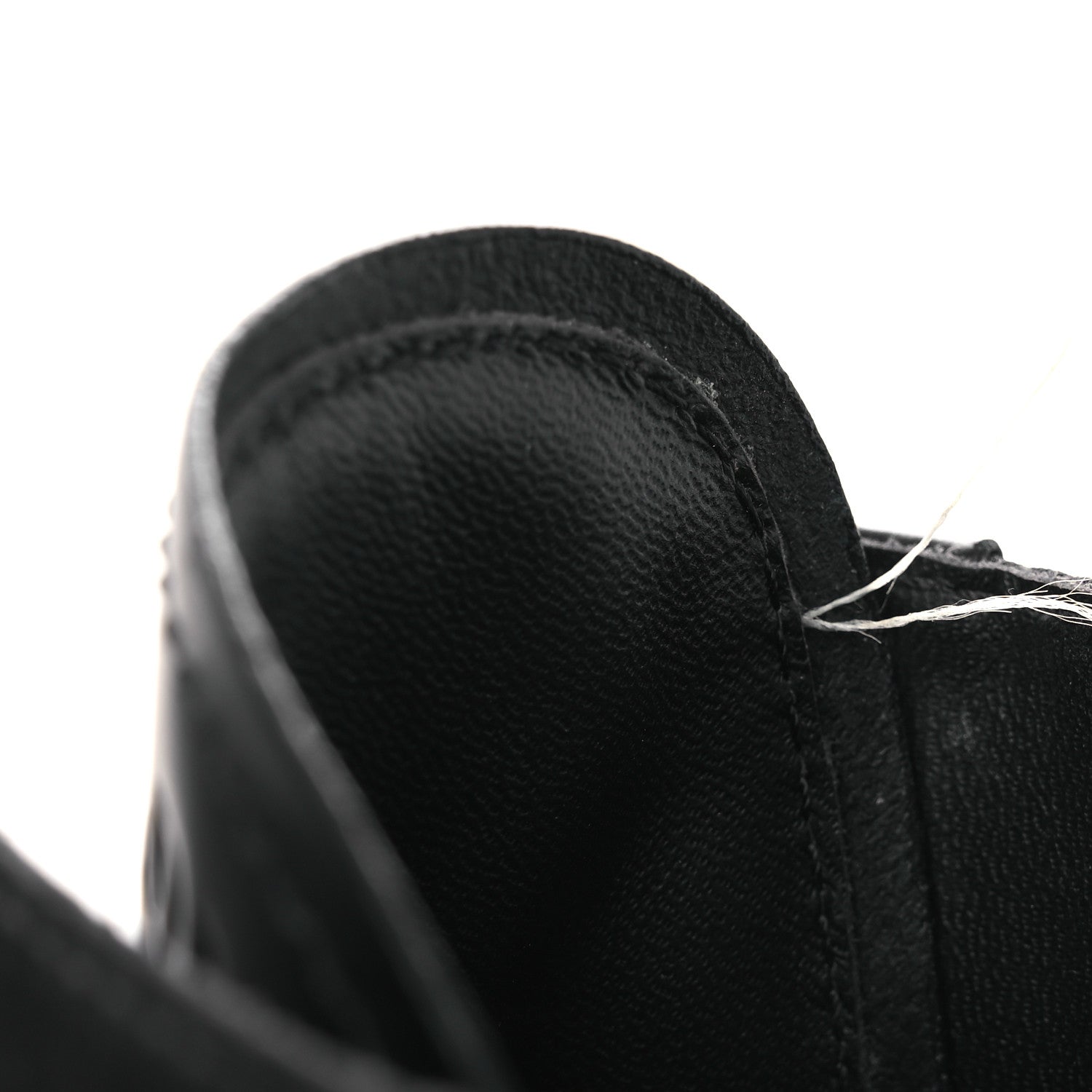 Prada Spazzolato Rois Nylon Metal Triangle Logo Monolith Pouch Pocket 55mm Boots 37 Black 11 of 12