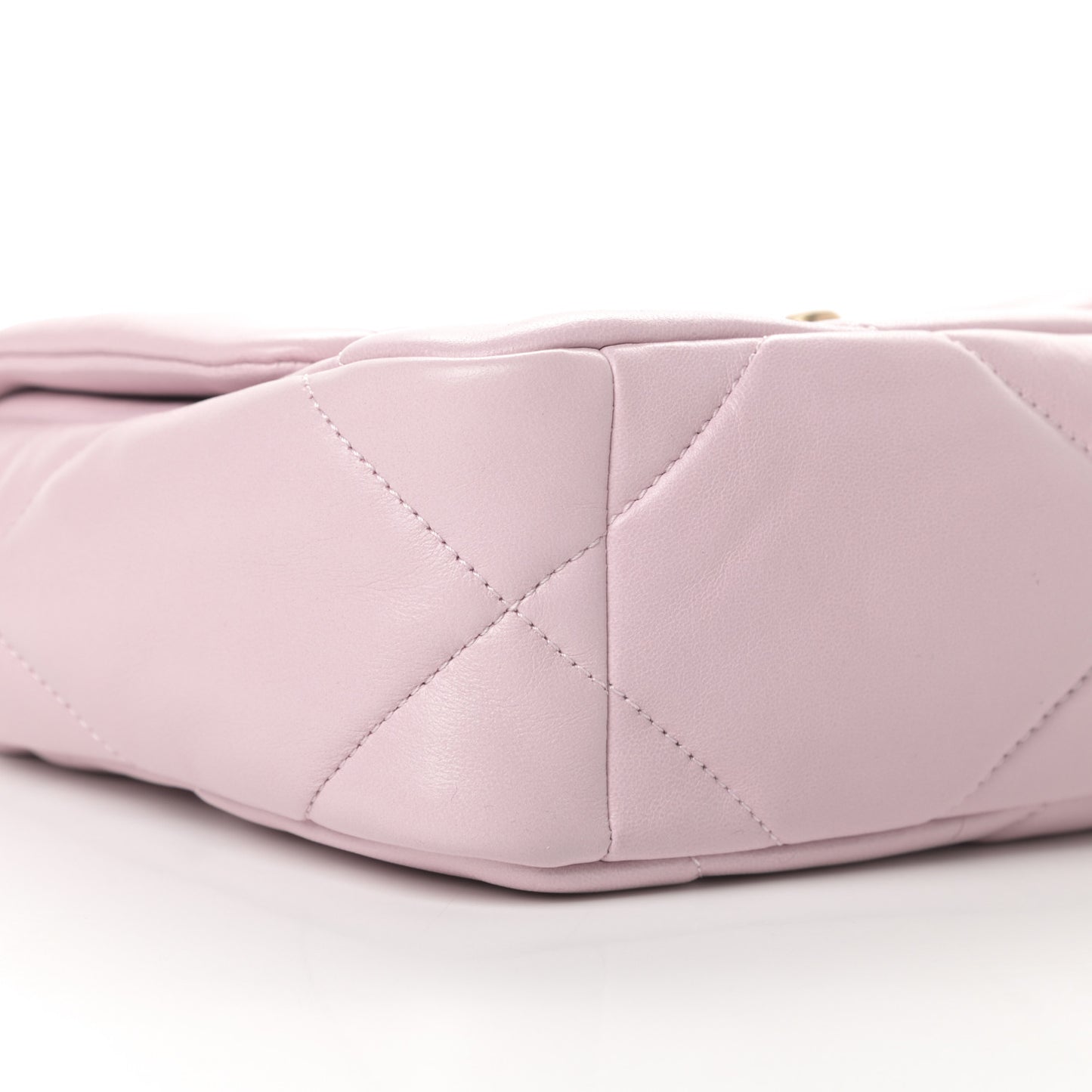 Lambskin Quilted Medium Chanel 19 Flap Light Pink