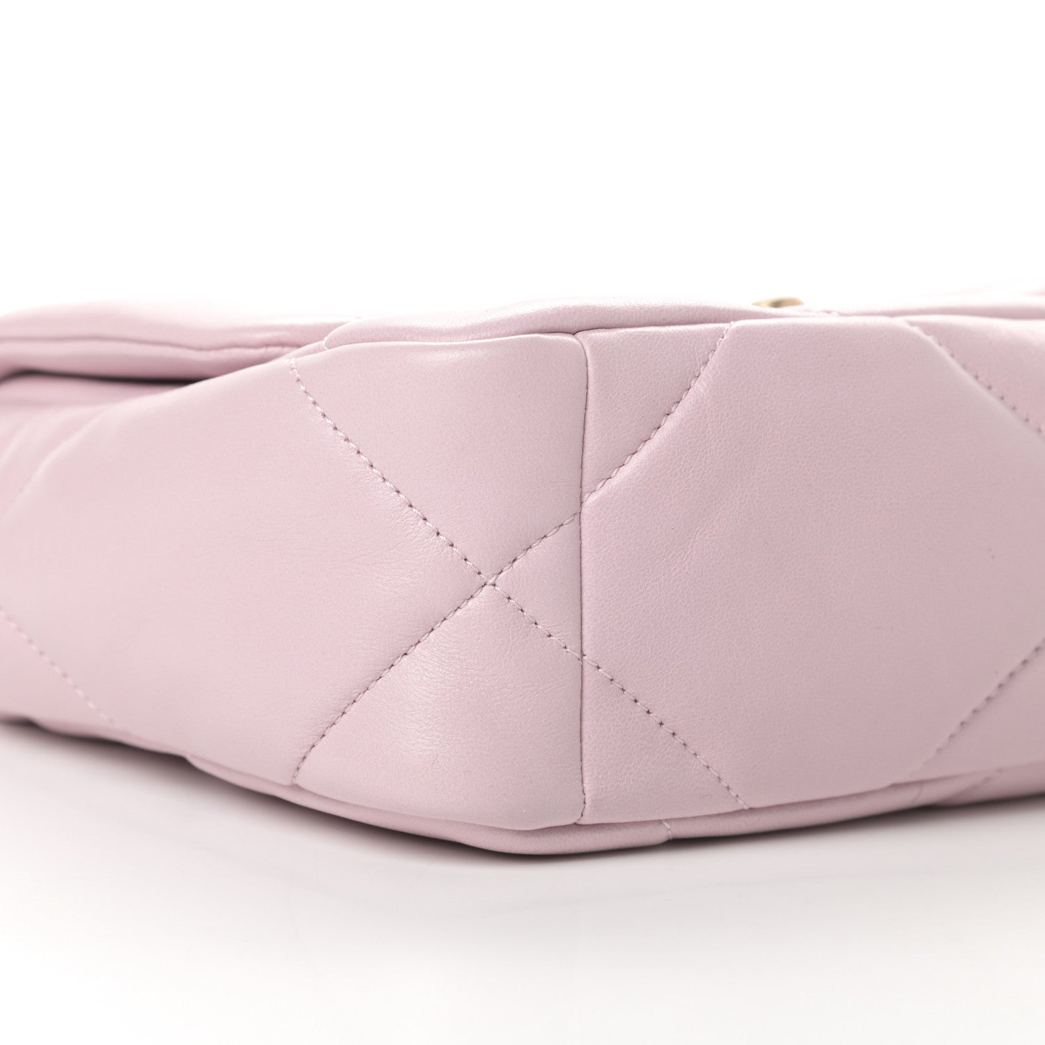 Chanel Lambskin Quilted Medium Chanel 19 Flap Light Pink 9 of 11