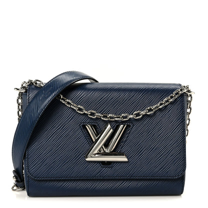 Louis Vuitton Epi Twist Shoulder Bag MM Navy 1 of 12