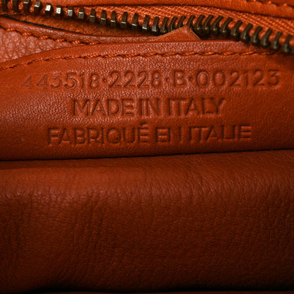 Balenciaga Veau Grana Perforated Blackout Hardware Mini City Marron Caramel 6 of 11