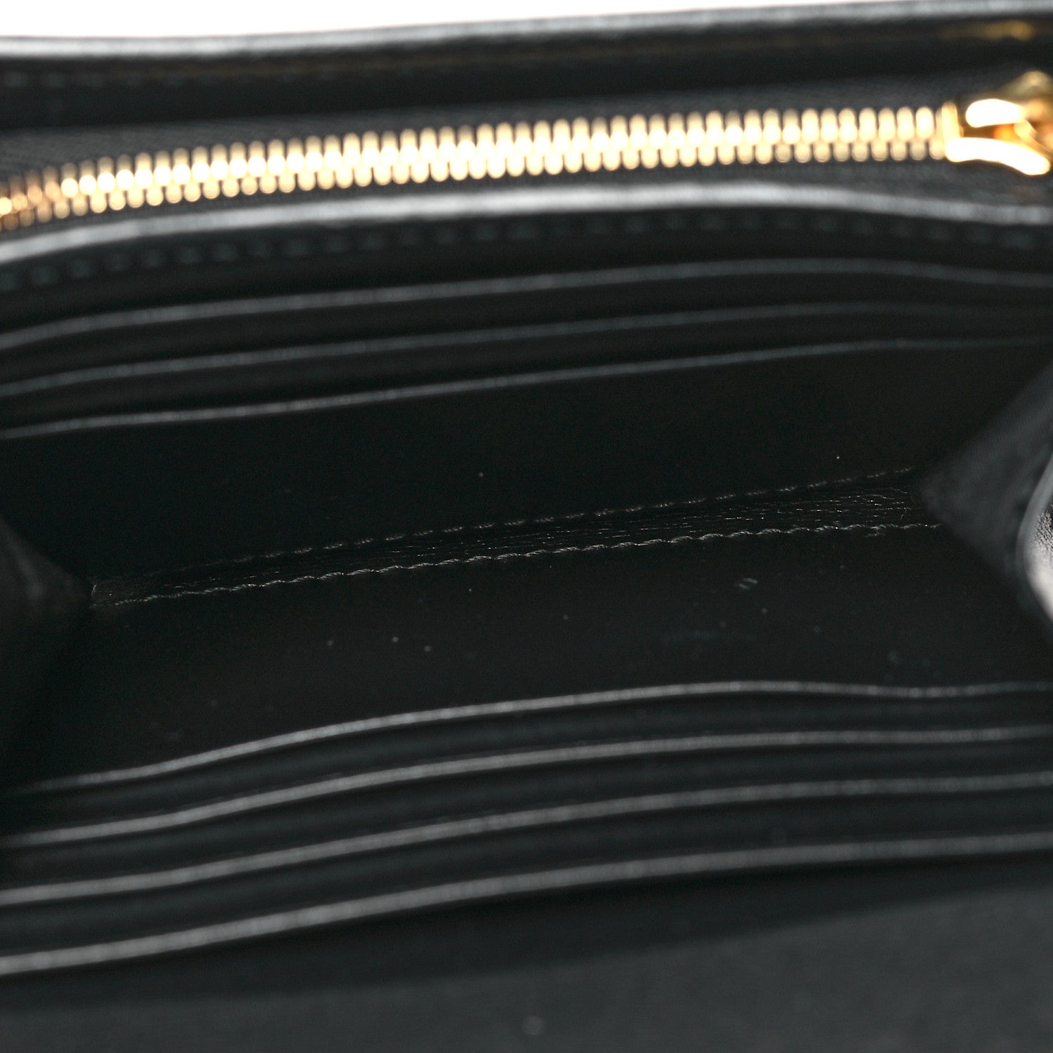 Gucci Boarded Plutone Calfskin Horsebit 1955 Flap Card Case Wallet Black 5 of 11