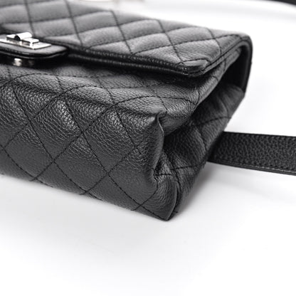 Chanel Grained Calfskin Quilted 2.55 Reissue Flap Belt Bag Clutch Black 8 of 8
