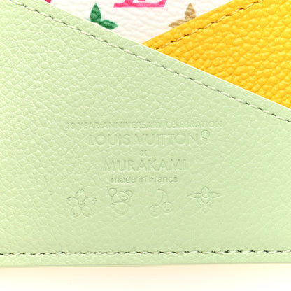 Louis Vuitton LV X TM Monogram Multicolor Criss-Cross Card Holder Green Tea Gingko Green Tea Gingko Yellow 6 of 7