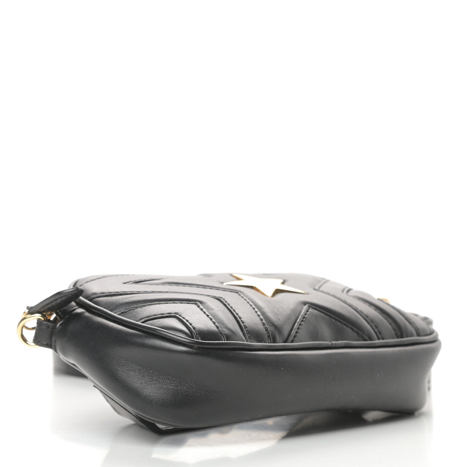 Stella McCartney Eco Alter Nappa Star Patch Belt Bag Black 1 of 13