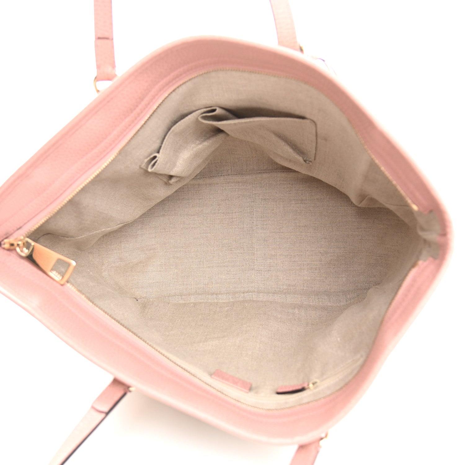 Gucci Monogram Bree Zippered Tote Beige Soft Pink 5 of 10