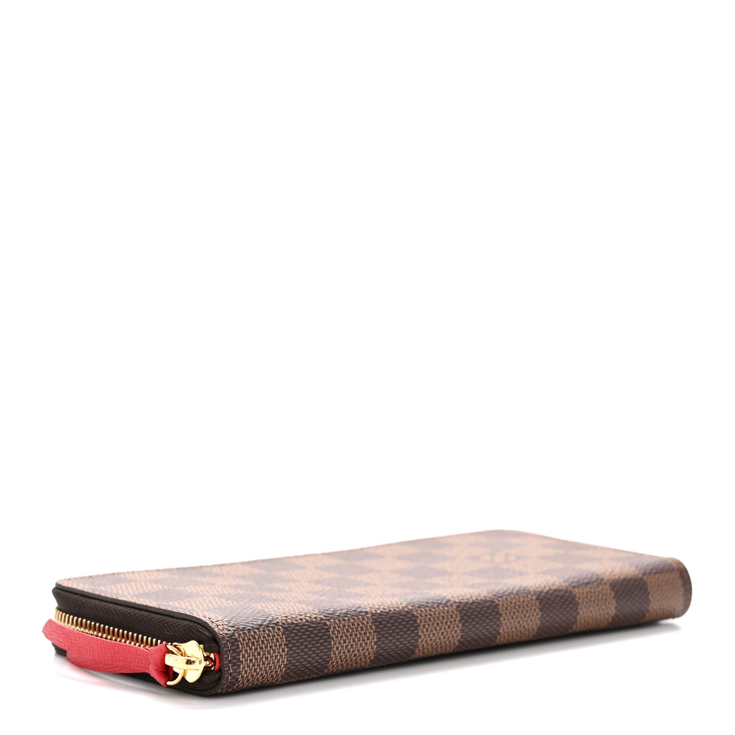 Damier Ebene Clemence Wallet Cherry