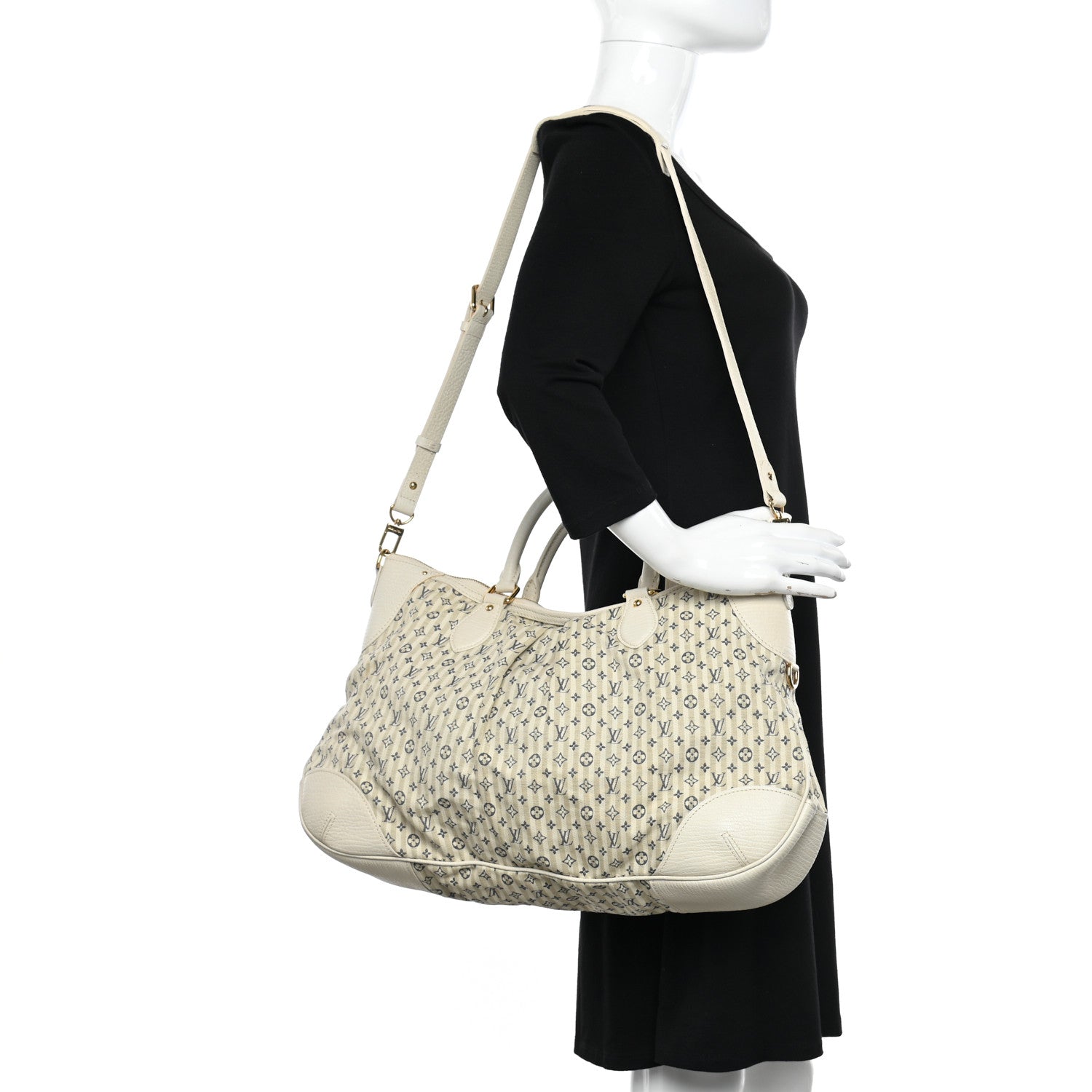Louis Vuitton Mini Lin Croisette Marina GM Blue 2 of 19