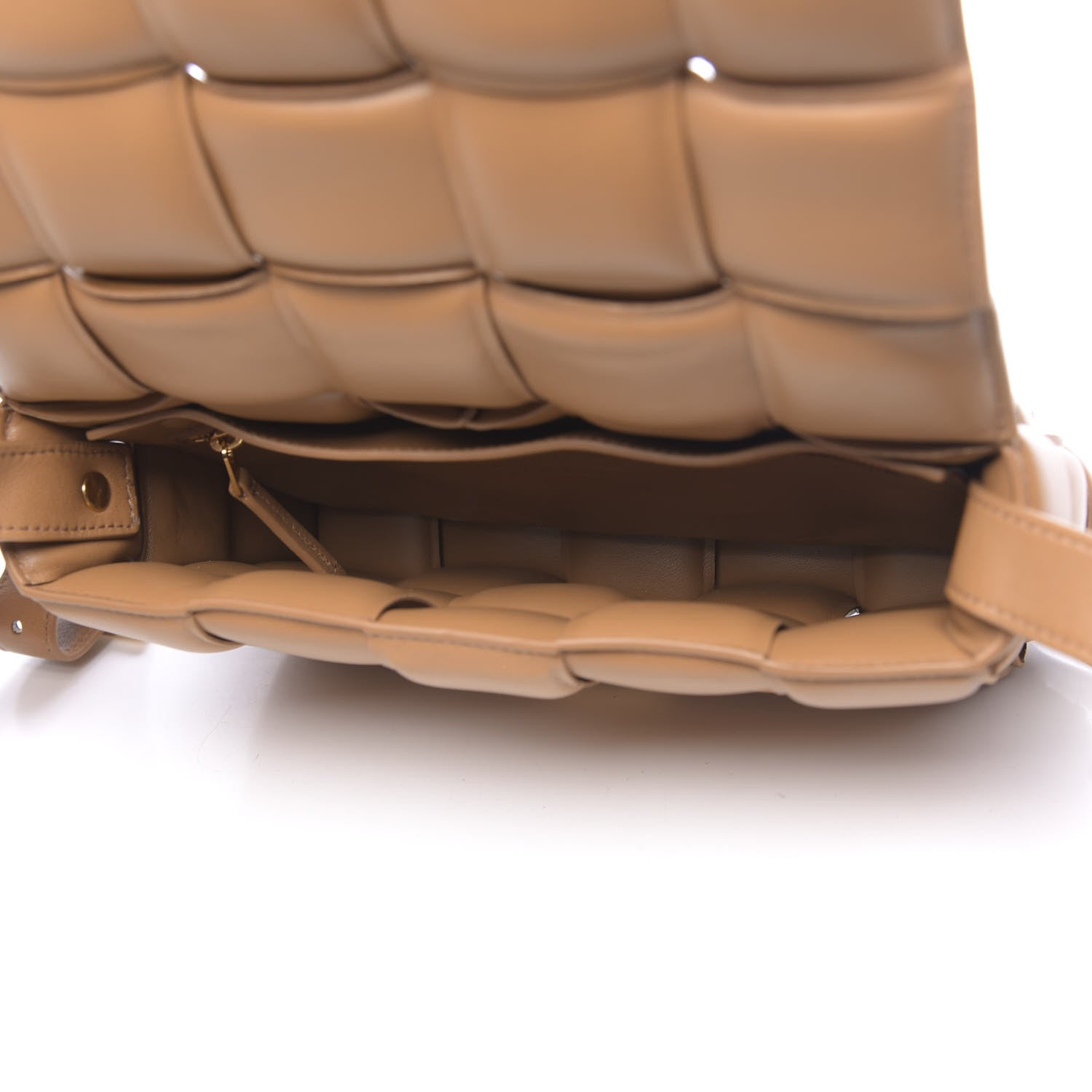 Bottega Veneta Nappa Maxi Intreccio Padded Cassette Crossbody Bag Caramel 5 of 11