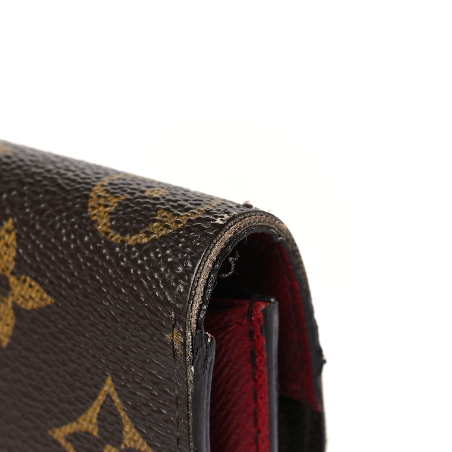 Louis Vuitton Monogram Emilie Wallet Rouge 10 of 12