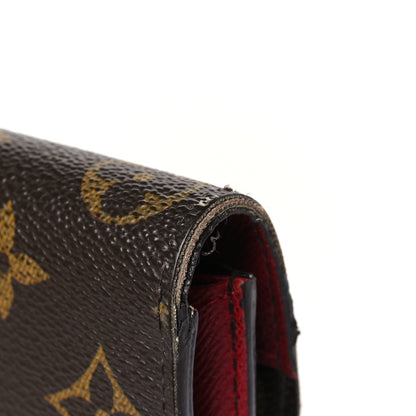 Louis Vuitton Monogram Emilie Wallet Rouge 10 of 12