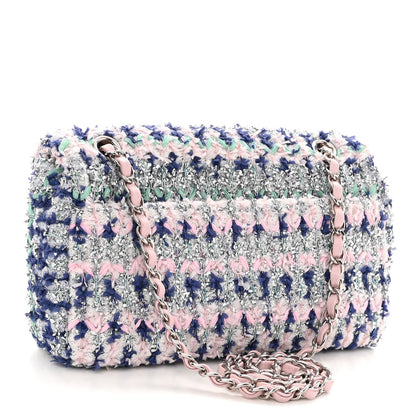Chanel Tweed Medium Single Flap Pink 3 of 10