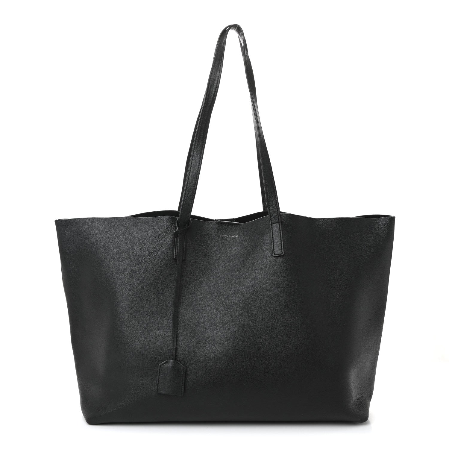 Saint Laurent Calfskin Large Shopping Tote Black 1 of 14