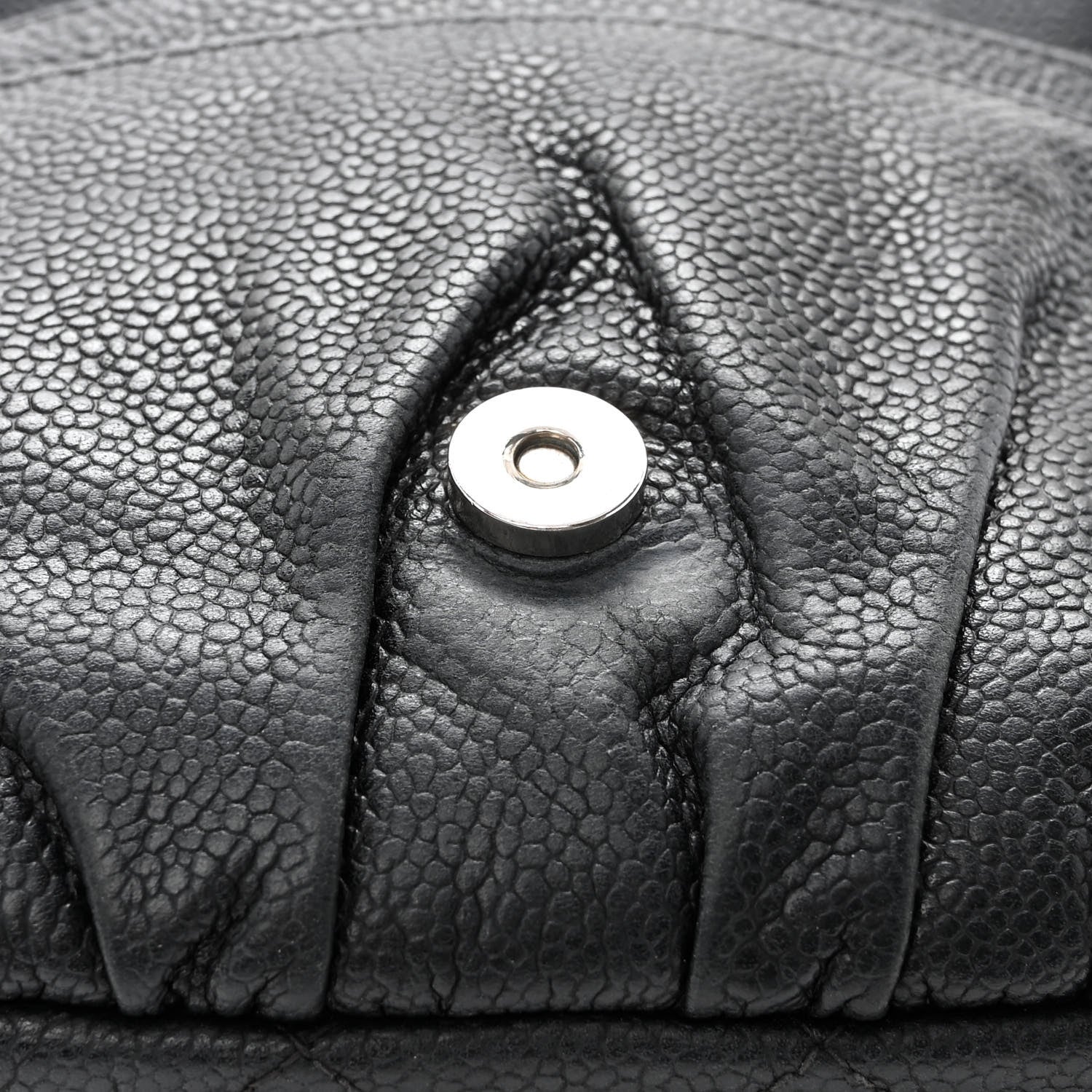 Chanel Caviar Half Moon Wallet On Chain WOC Black 9 of 13