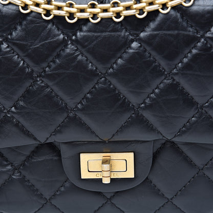 Chanel Aged Calfskin Quilted 2.55 Reissue 226 Flap Black 12 of 12