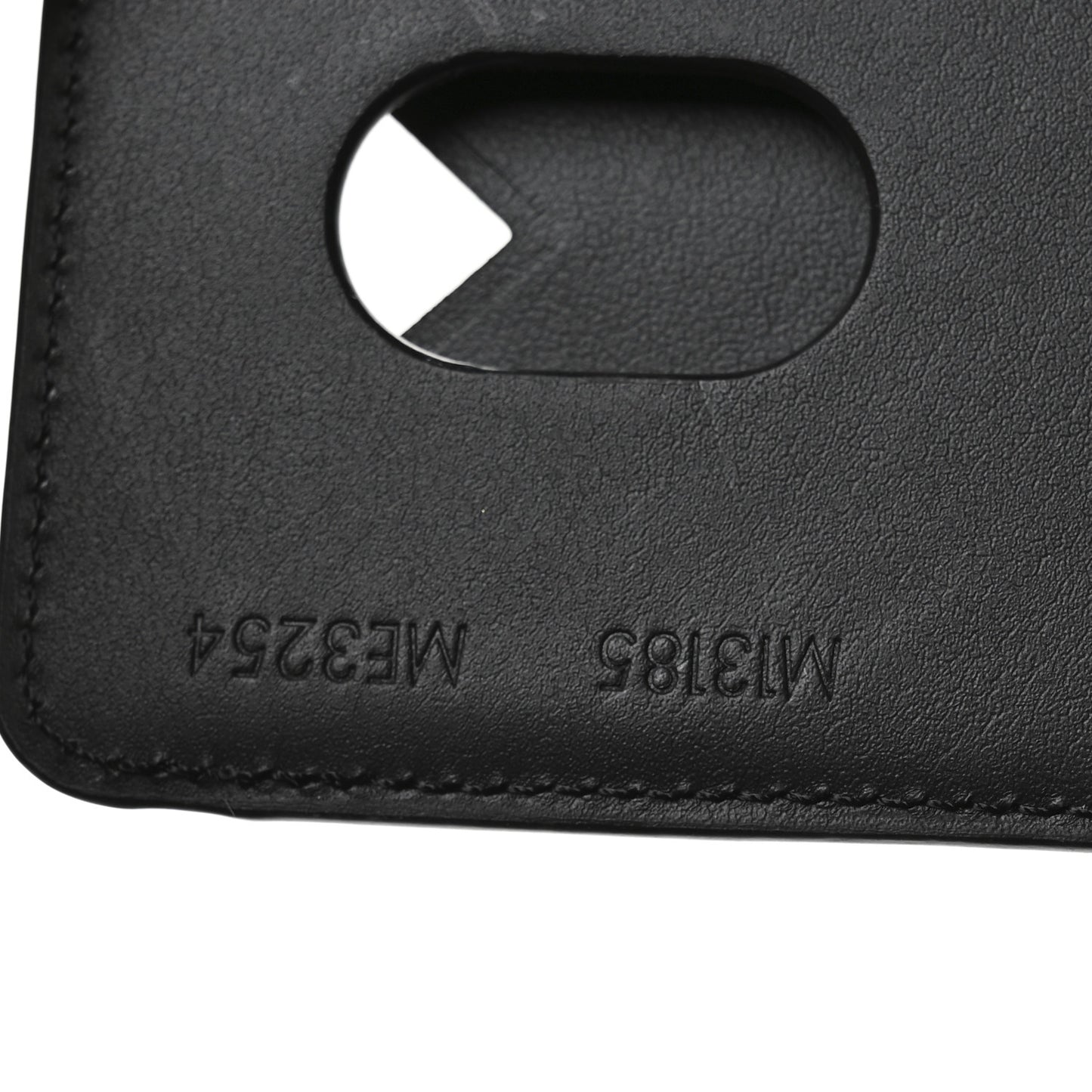 Monogram Macassar Magnetic Card Holder Black