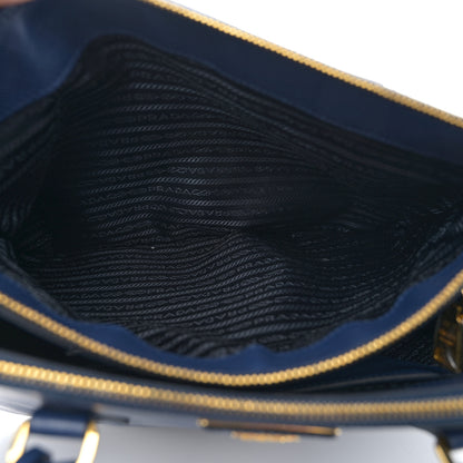 Prada Saffiano Medium Galleria Double Zip Tote Bluette 7 of 16