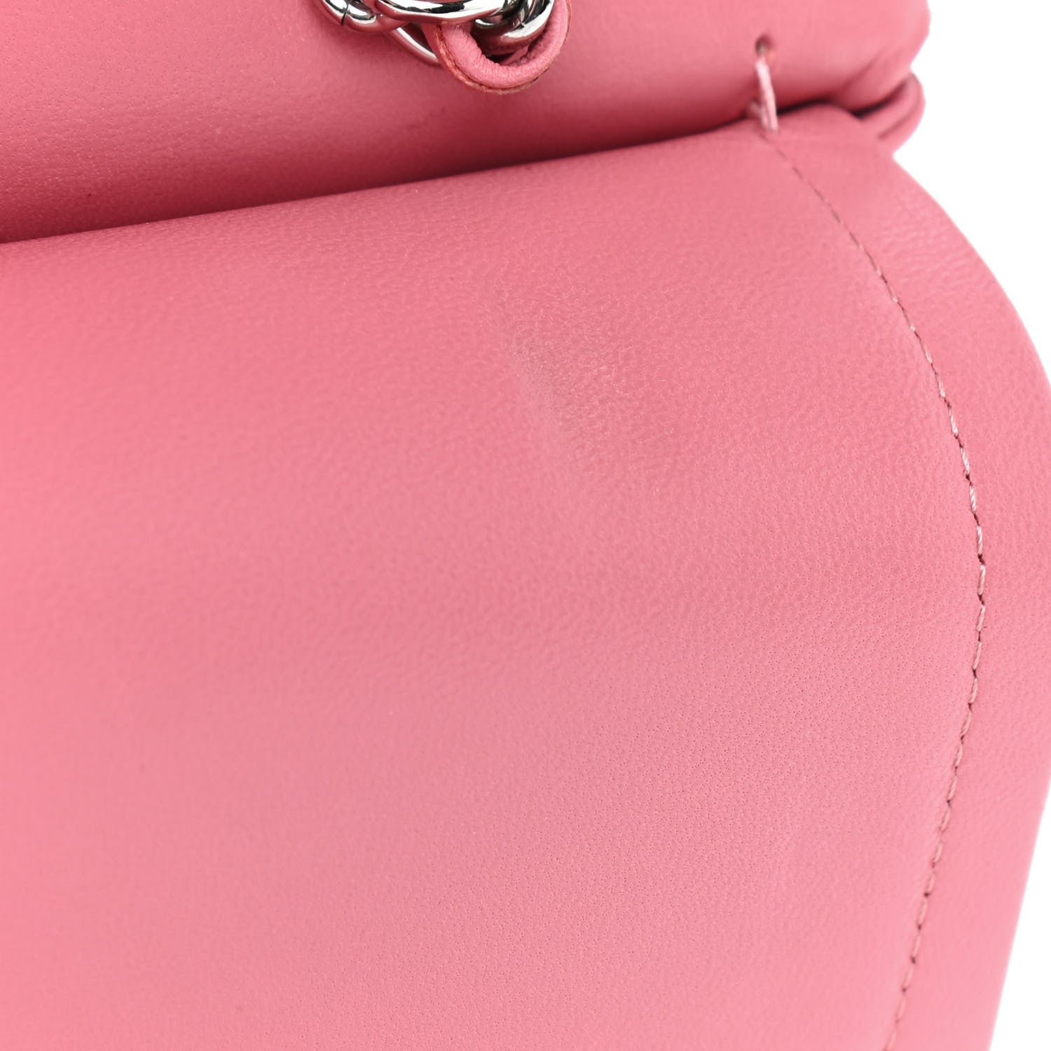 Chanel Lambskin Quilted Medium Double Flap Pink 10 of 13