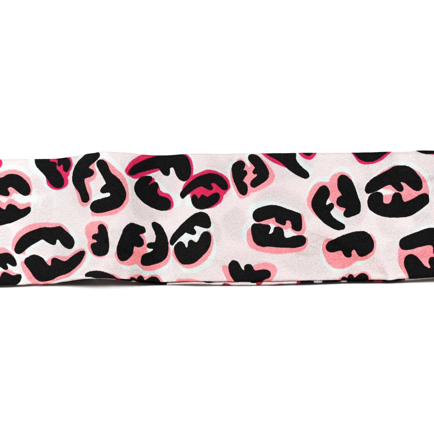 Silk Logo Print Splash Wrappy Bandeau Red