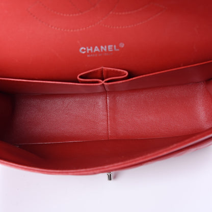 Chanel Lambskin Quilted Jumbo Double Flap Red 5 of 15